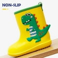 thumbnail image 5 of Ketyyh-chn99 Kids Rain Boots Toddler Girl Boots Kids Rain Boots for Boys Girls Waterproof Lightweight Rain Boots for Water Beach Outdoor Playing (Toddler/Little Kid/Big Kid) Yellow,15, 5 of 5