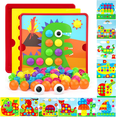 thumbnail image 3 of Rompecabezas de botones para niños, clavo de hongo, iluminación para niños, educación temprana, reconocimiento de conocimientos, juguetes de marca de color, 3 of 6