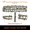 thumbnail image 2 of EZLIFE 14" Chainsaw Saw Chain Blade 3/8 52 Drive Links for Z0Q H N0A2, 2 of 9