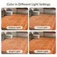 thumbnail image 7 of ODIKA 4'x6' Burnt Orange Cheetah Print Leopard Washable Area Rug Spotted Jungle Motif Botanical Scatter Wild Layout for Dorm Room, Small Living Stain Resistant Low Profile, Easy Care, 7 of 7