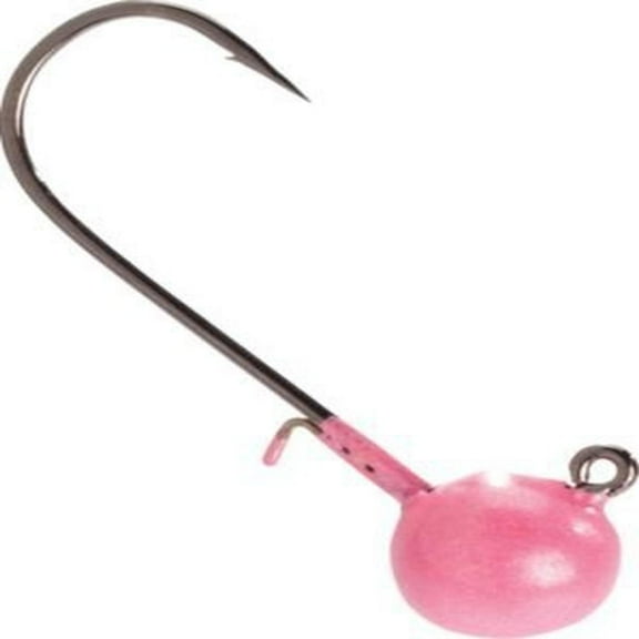 AeroJig Pink Worm Jig Head 1/4 oz Pearl Pink