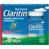 Claritin 24 Hour Non-Drowsy Allergy Medicine, Loratadine Antihistamine Tablets, 70 Ct