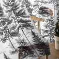 thumbnail image 5 of Grey Tree Sheer Curtains 84 Inches Long 2 Panels Set, Window Sheer Curtains for Living Room/Bedroom, Nature Forest Wild Plant White Watercolor Light Filtering Rod Pocket Curtain 52'' x 84'' x 2, 5 of 7