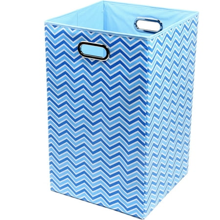 Modern Littles Sky Canvas Folding Laundry Basket (Choose Your Pattern)