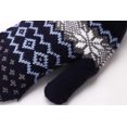thumbnail image 3 of Women's Winter Super Soft Knitted Gloves Mittens Thickened Warm Wool Windproof Gloves Knitted Fleece Lined Gloves Gift, 3 of 4