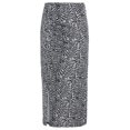 thumbnail image 4 of LASCANA Women's Ruched Slit Midi Skirt Ruching, 4 of 6
