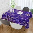 thumbnail image 4 of GZHJMY Beautiful Xmas Snowflake Outdoor Tablecloth 60x120In,Rectangle Table Cover Kitchen Dinner for Outdoor and Indoor Party Holiday Hotel BBQ-Christmas644 Home Decor, 4 of 7