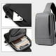 thumbnail image 3 of Bandolera tipo bandolera para hombre y mujer, mochila de hombro informal, mochila de pecho para viajes de senderismo, tela Oxford, 31,5*21*6cm, 3 of 5
