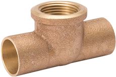 COPPER TEE C X C X FIP TEE 1 2 X 1 2 X 1 2 LEAD FREE Per 4 Each COPPER TEE C X C X FIP TEE 1 2 X 1 2 X 1 2 LEAD FREE Per 4 Each