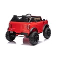 thumbnail image 6 of iYofe 24V Ride On Toys for Kids, Licensed Ford Bronco Base Powered Ride On Car w/4 Wheels Spring Suspension, Parent Remote Control, Lights, Music, Electric Cars Toys for Boys Girls Age 3-8, Red, 6 of 6