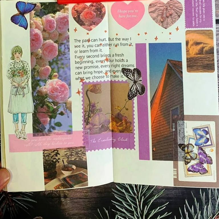 Heart Stickers , A4 Sticker Sheet, Journal, Scrapbooking, Decorate 