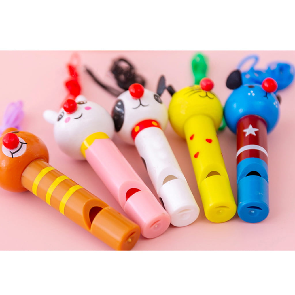 Mini Whistle Sports Game Gear Toy Easy Blowing Out Toddler Gift Party Favors 