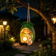 thumbnail image 1 of Lámpara solar de jardín exterior impermeable con luces LED, decoración de resina para jardín, adorno paisajístico caprichoso para jardín, terraza y paisajismo., 1 of 6
