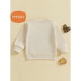 thumbnail image 4 of Suealasg Little Girls Boys Spring Fall Sweatshirt 1T 2T 3T 4T Kids Long Sleeve Round Neck Football Letter Print Pullover Tops Toddler Casual Sports Style Sweatshirt, 4 of 7