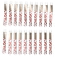 thumbnail image 1 of Qarigey 20 Pieces Lash Shampoo Brushes Cosmetic Off Remover Peel Lash Tool Pinceles de maquillaje y herramientas oro rojo, 1 of 1