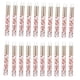 thumbnail image 1 of Seitruly 20 Pieces Lash Shampoo Brushes Cosmetic Off Peel Lash Tool Remover Pinceles de maquillaje y herramientas oro rojo, 1 of 1