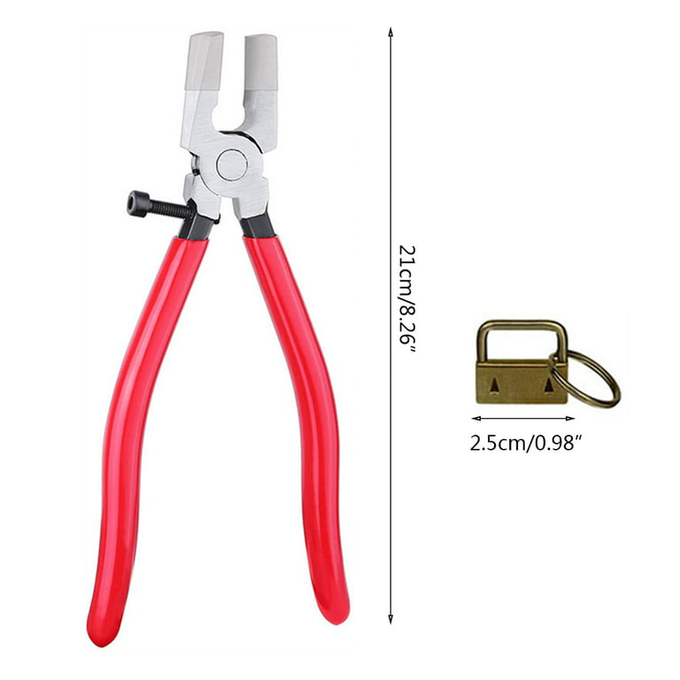 50Pcs 1Inch Key Fob Hardware With Pliers, Lanyard Keychain Hardware with  Key Fob Pliers Tool for Keychain and Wristlet Clamp DIY Crafts Hardware  Supplies