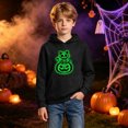 thumbnail image 5 of Kids Boys Girls Halloween Graphic Hoodie Long Sleeve Pullover Sweatshirt with Kangaroo Pocket for Costume Parties Ages 2-12, 5 of 8