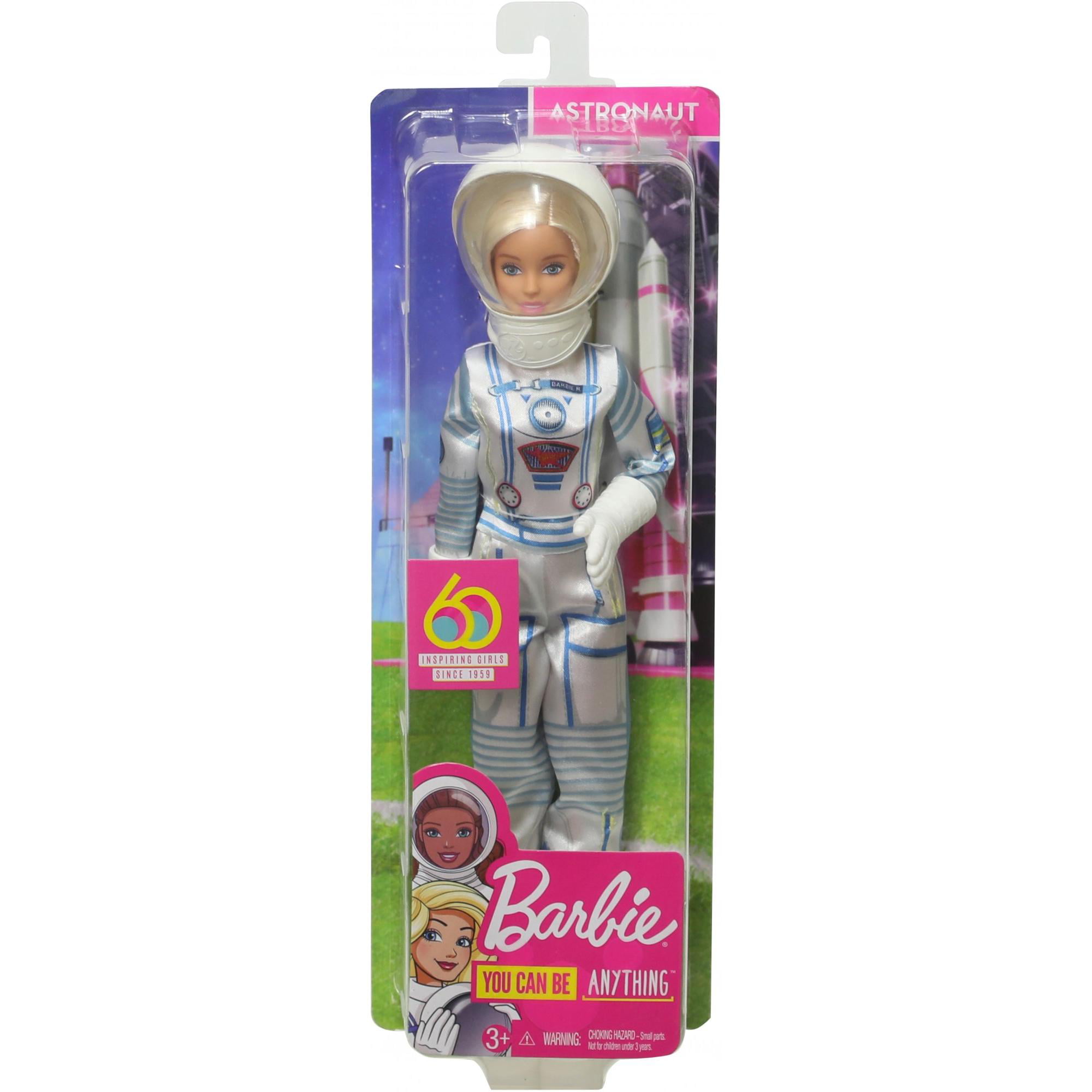 4 inch My Favorite Career Barbie Astronaut Cosmonaut Figure Toy 