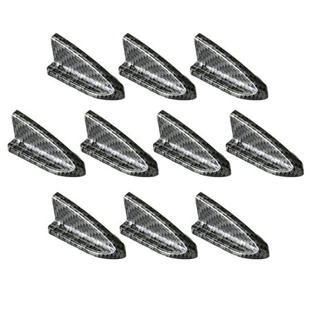 Apr Front Splitter - ABS 6 Set Suit Air Vortex Generator Diffuser Shark Fin Front Bumper Lip Splitter Fins