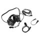 thumbnail image 2 of Auriculares con Micrófono de Aviación con Cancelación de Ruido para Walkie Talkie, Auriculares con Reducción de Ruido Montados en la Cabeza, 2 of 9