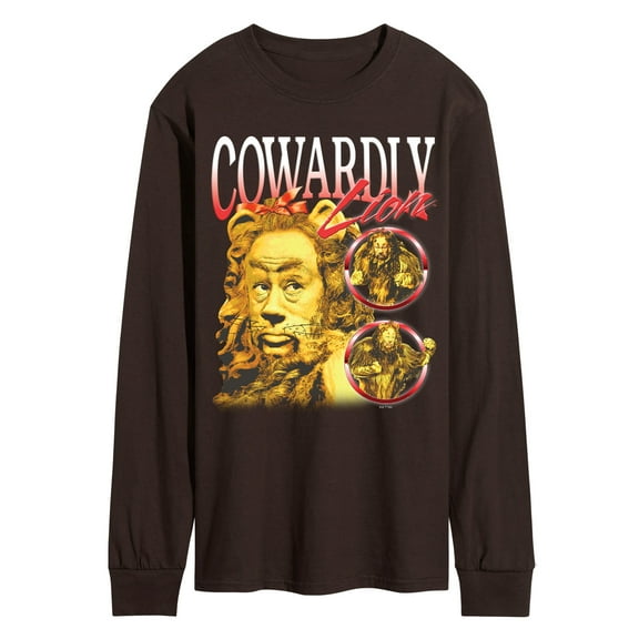 Wizard Of Oz - Cowardly Lion Rap - Men's Long Sleeve Graphic T-Shirt