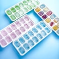 thumbnail image 4 of 4Pcs Ice Cube Maker - 14 Cells - Easily Demold - Non-Stick - Home Ice Grid - Multipurpose Ice Storage Box - Bar Accessories, 4 of 8