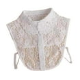 thumbnail image 3 of Cuello falso de encaje, elegante y portátil, para blusas, suéteres, ropa y camisas., 3 of 8