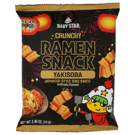 Baby Star Yakisoba Crunchy Ramen Snack, 2.46 oz