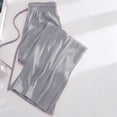 thumbnail image 5 of ClodeEU Women Drawstring Elastic Waist Wide Leg Sweatpants,Casual Loose Pants Gray,Women's Plus XS, 5 of 5