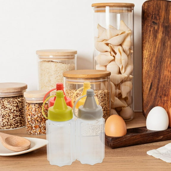 SSZMDLB under $5 Squeeze Bottle, Kitchen Squeeze Bottle, Transparent ...