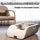 thumbnail image 3 of Vealind Intelligent Cat Potty - Automatic Cleaning, Deodorization, and Antibacterial Closed Litter Box ShopWise Round, 3 of 7