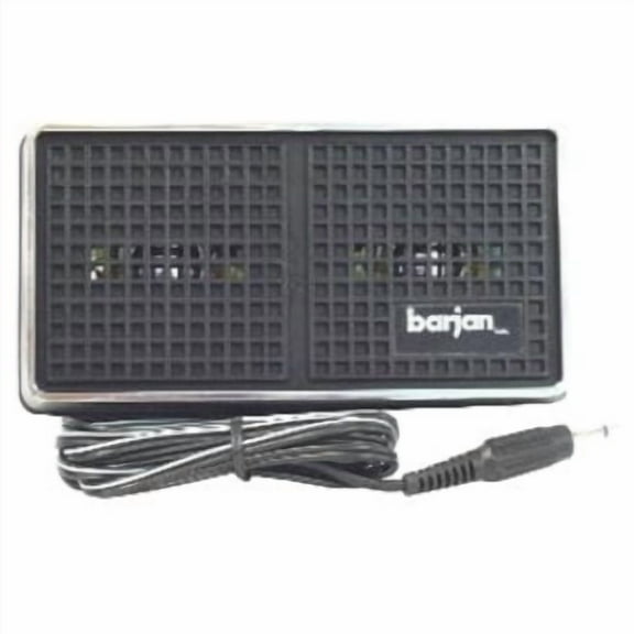 BARJAN - CB/SCANNER VISOR MOUNT EXTERNAL SPEAKER WITH CABLE & PLUG