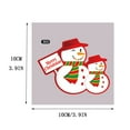 thumbnail image 2 of putnchl Christmas Theme Stickers, 27Pcs Vinyl Waterproof Merry Christmas Stickers For Envelopes Gifts Tags Crafts Snowboard Decorations, 2 of 4