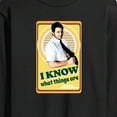 thumbnail image 3 of Parks and Recreation - I Know What Things Are - Men's Long Sleeve T-Shirt, 3 of 5
