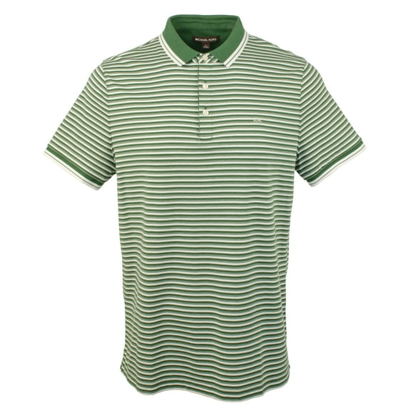 Men's Greenwich Striped Cotton Polo Shirt S