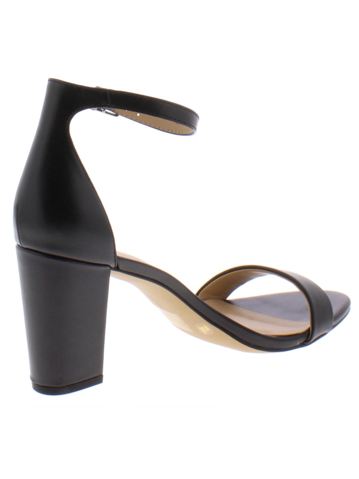 INC Womens Kivah Faux Leather Ankle Strap Dress Sandals Black 7 Medium (B,M) - image 2 of 3