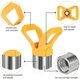 thumbnail image 4 of 6pcs Airless Nozzle,Airless Spray Gun Nozzle for High Pressure Paint Gun(Type 515,517,519,521,523,525), 4 of 5