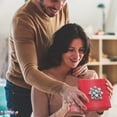 thumbnail image 3 of PMU Decorative Star Gift Bows Small 2in Red and Silver Assortment (12/Pkg) Pkg/1, 3 of 8