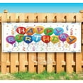 thumbnail image 1 of Happy Birthday 13 oz Vinyl Banner With Metal Grommets, 1 of 4
