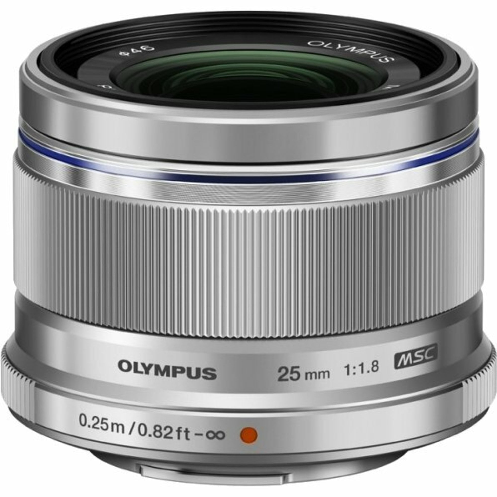 Olympus M.Zuiko Digital 25mm f/1.8 Lens - Silver - Walmart.com