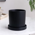 thumbnail image 2 of HEMOTON Ceramic Flower Pot Outdoor Planter for Plants, Decorative Garden Pot, Stylish and Plant Container, 2 of 8