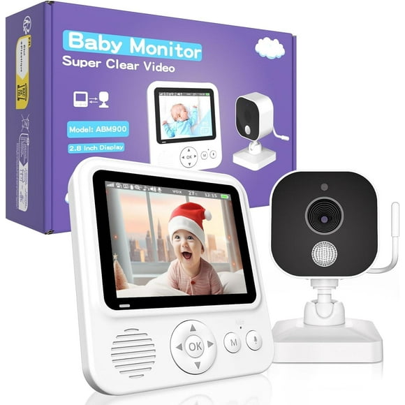 Vigilabebés Motorola Blanco de Visión Nocturna y Audio Bidireccional 360° para Hogar