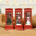thumbnail image 2 of Dragonus Red Telephone Booth Christmas Ornament 5 Inches, 2 of 3