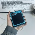 thumbnail image 3 of Glitter Case for Samsung Galaxy Z Flip 4, with Ring Holder Stand Magnetic Case Compatible with Magsafe Slim Fit Luxury Bling Shiny Phone Case for Samsung Galaxy Z Flip 4 for Women Girls, Red, 3 of 8