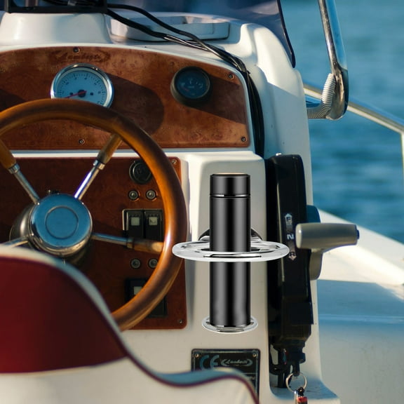 OATIPHO Plated Silver Stainless Steel Water Cup Rack Practical Storage Holder for Boat Yacht Rv and Home