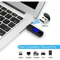 thumbnail image 3 of SHILIU-5Pack 32GB USB Flash Drive USB Stick USB 2.0 Memory Stick Slide Retractable Thumb Drive 32G USB Drive USB Key for Data Storage (Black Red Blue Green Purple), 3 of 4