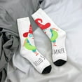 thumbnail image 5 of Logiee Hello Summer Gnome 2 Print Adult Socks for Men & Women,Calf Socks, Ankle Socks,Boots Socks,Breathable Casual Sock,Unisex Crew Socks, 5 of 6
