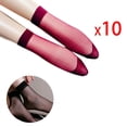 thumbnail image 1 of kurtrusly Women Ultra-Thin Transparent Short Ankle Stockings Socks, 1 of 1