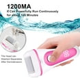 thumbnail image 2 of Electric Callus Remover for Feet, Rechargeable Pedicure Tools Foot Care Feet File, 12 in 1 Callous Remover Kit for Remove Cracked Heels and Dead Skin, with 3 Roller Heads 2 Speed, Battery Display, 2 of 8